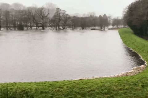 Recorrido en coche por Nidderdale con una APP