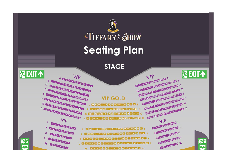 Tiffany's Show Pattaya: Cabaret Show Ticket & Dinner Set Mezzanine Seat + Thai Cuisine Set