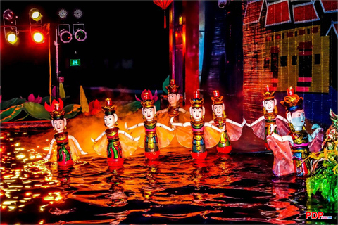 Ho Chi Minh Stad: Water Puppet Show, Cyclo &amp; Dinner Cruise