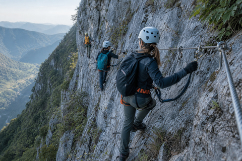Zhangjiajie: Qixing Mountain Tickets & Adventure Options Cliff Hammock Via Ferrata Route