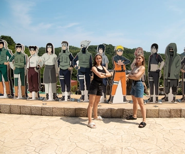 NARUTO & BORUTO em Nijigen no Mori Entrada e transferência de autocarro