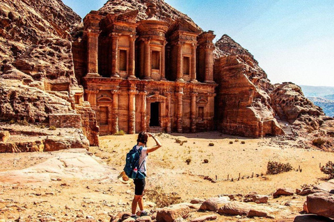 From Amman : Petra , Wadi Rum & Dead Sea ( 2 Day Trip ) Amman : Petra - Wadi Rum & Dead Sea ( 2Day 1 Night Tour )