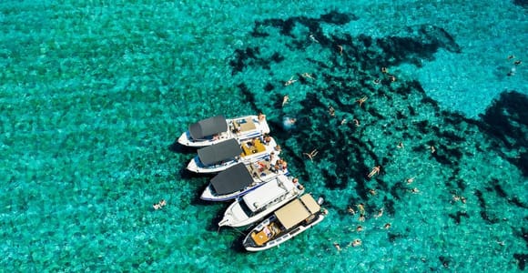 Ab Split: Schnellboot-Tour zur Blue Lagoon und zu 3 Inseln | Kleine Gruppe