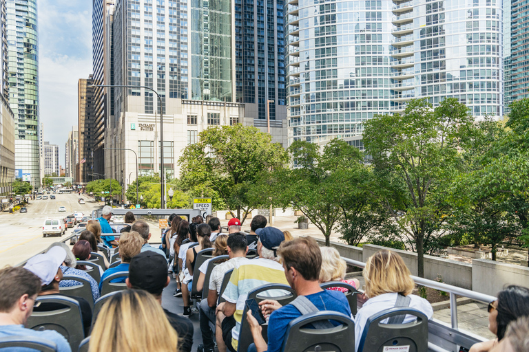 Chicago: Hop-on Hop-off Sightseeing Tour mit dem Open-Top-Bus24-h-Ticket für den Hop-On/Hop-Off-Bus