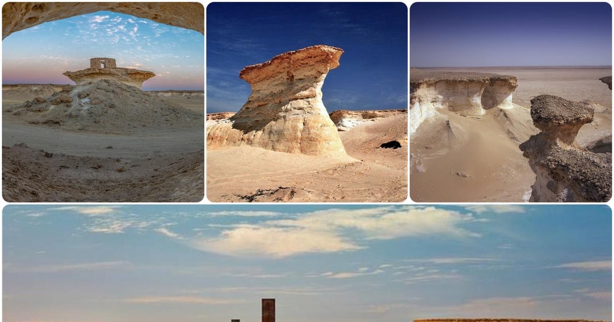 Tour del Qatar occidentale alla scultura di Richard Sierra, Umbrella