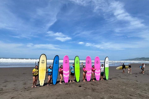 El Tunco Beach: Beginner Surf Lesson with Instructor