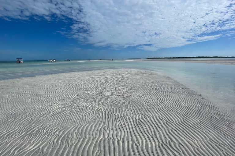 Aventura particular em um banco de areia no interior de Key West