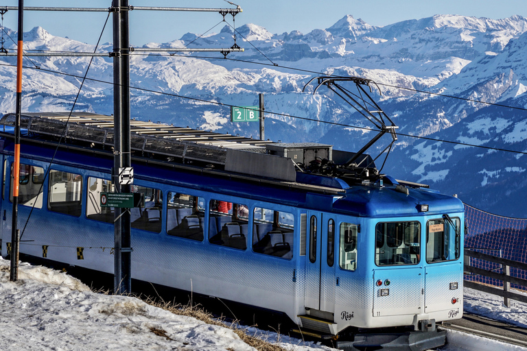 3 Mountains in 1 Day by Train, Cable Cars, Funiculars & Boat Excluding Train Tickets