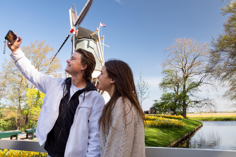 From Rotterdam: Luxury Bus Tour with Keukenhof Ticket