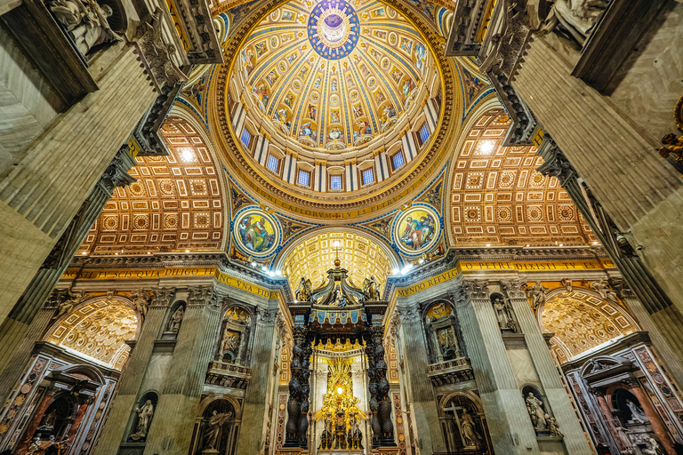 Roma: Basílica de São Pedro, subida à cúpula e excursão às criptas