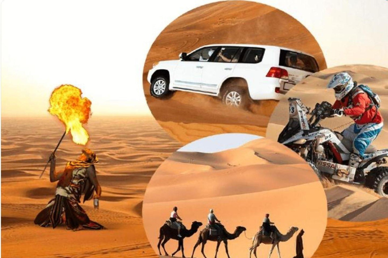 Doha:Desert Safari with Camel Ride, ATV Bike,&amp; Sand Boarding