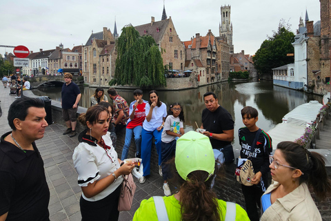 Plaisirs du soir : Visite de Bruges avec bière et chocolat