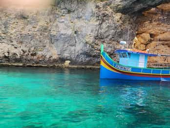 Malte : Comino, lagon bleu, lagon de cristal et visite des grottes