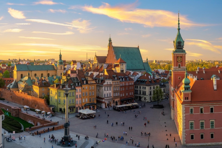 Visite privée d'une journée à Varsovie avec billets et transferts7 heures : Vieille ville de Varsovie et ses environs