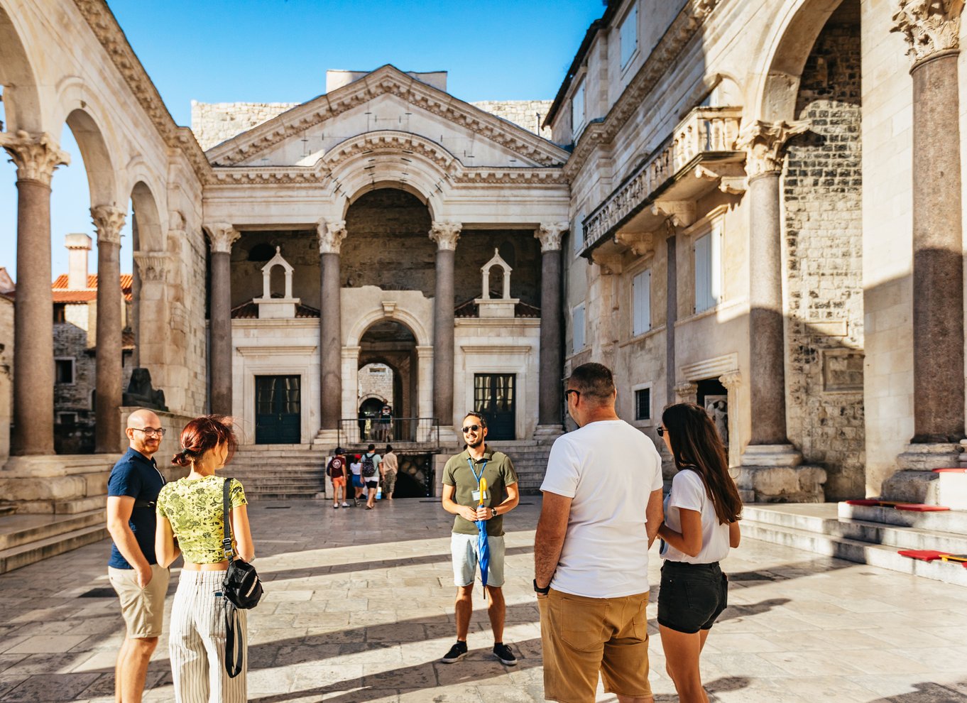 Split: Byvandring i den gamle bydel og Diocletian-paladset