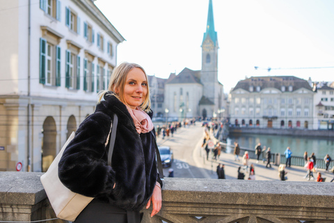 Fotoshooting & Stadtrundgang mit einem Einheimischen, tolle Orte in Zürich