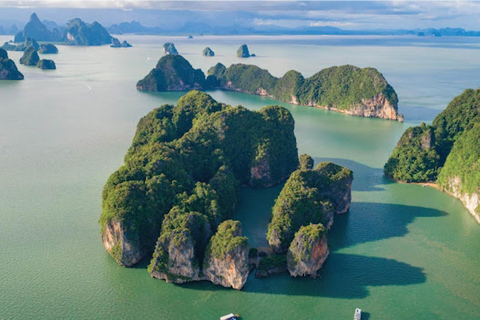 Phang-Nga y James Bond 4 en 1 Excursión de Lujo en Canoa y Gran Barco