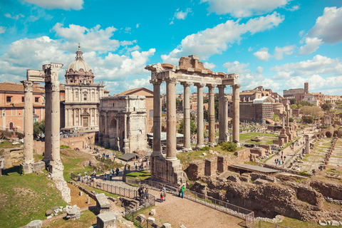 Roma: Visita exterior del Coliseo, el Foro Romano y el Mercado de Trajano