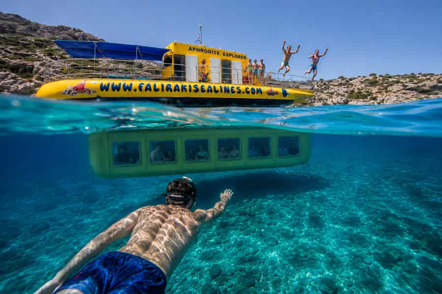 Faliraki: All-Inclusive-Bootstour zur Anthony Quinn Bay und zu den Höhlen. Foto: GetYourGuide