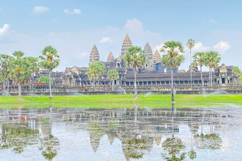 Siem Reap: Tur i liten grupp 1 dagstur på Angkor WatTur i liten grupp på franska