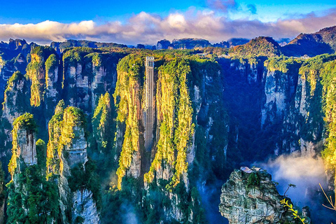 Zhangjiajie: Helicopter Flight over Avatar Mountains Sanguansi Helicopter Flight Experience Route A