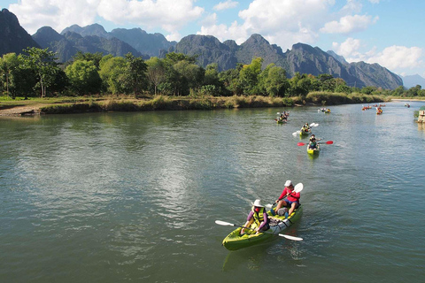 Vangvieng una belleza y cosas increíbles que hacer.