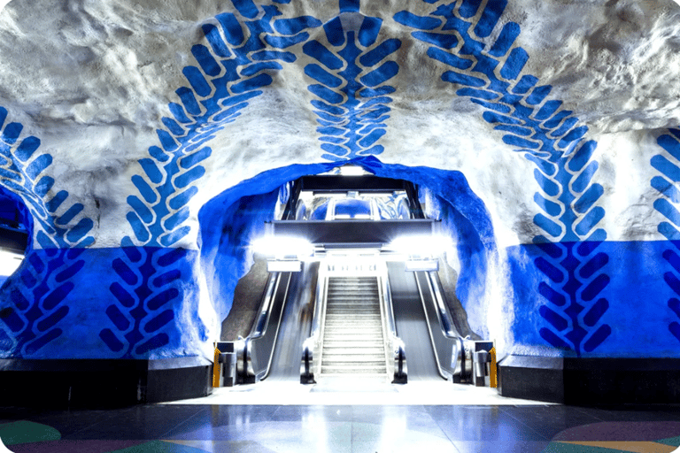 Stockholm: Subway Art & Photo Tour - World’s longest gallery Spanish Stockholm: Subway Art & Photo
