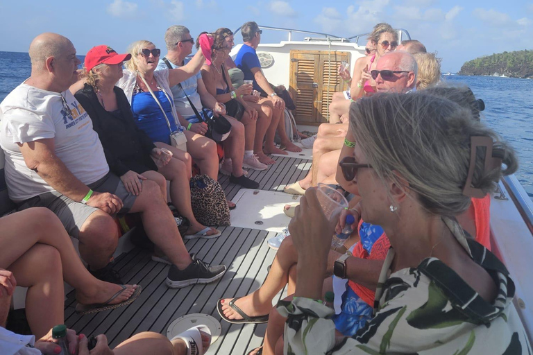 Excursion à Sainte-Lucie : Excursion en mer pour visiter Soufriere
