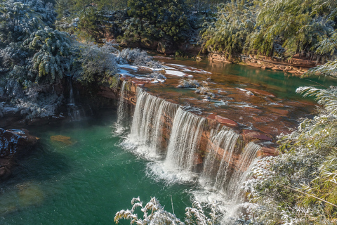 Guizhou: Sidonggou Scenic Area Waterfall Tickets Sidonggou Scenic Area: Admission + Round-Trip Shuttle