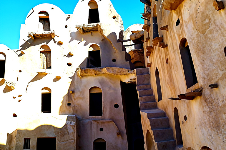 From Djerba: 2-Day Desert, Chenini, Ksar Ghilane, and Matmata Tour