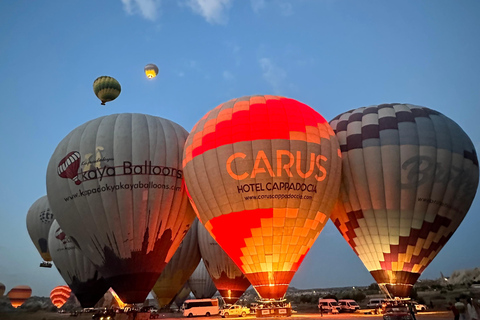 Göreme : vol en montgolfière avec transfert et champagne