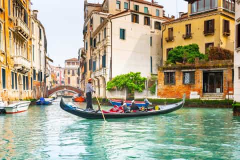 Shared Gondola Ride Across Grand Canal