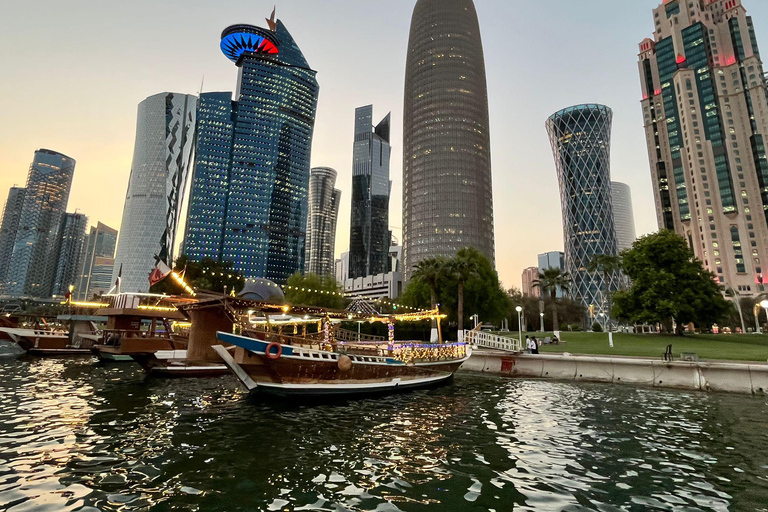 Doha: Sunset Dhow cruise including Pickup and Drop off