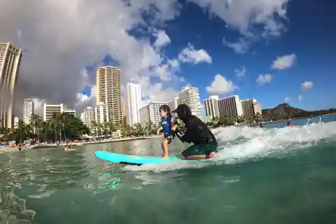 Oahu:Beginner Private Hawaiian Surf Lessons in Waikiki