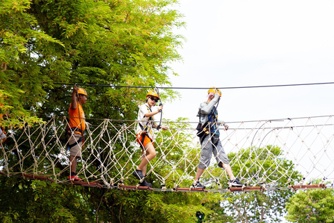 Phuket: Zipline Flying Higher Than Hawk with ATV OptionZipline 18 Platform and ATV ride