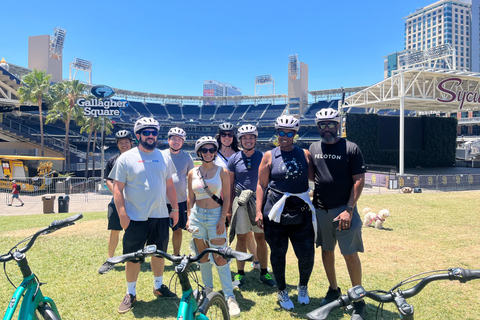 Passeio particular de bicicleta elétrica de duas horas e meia em San DiegoExcursão privada de bicicleta elétrica de duas horas e meia em San Diego