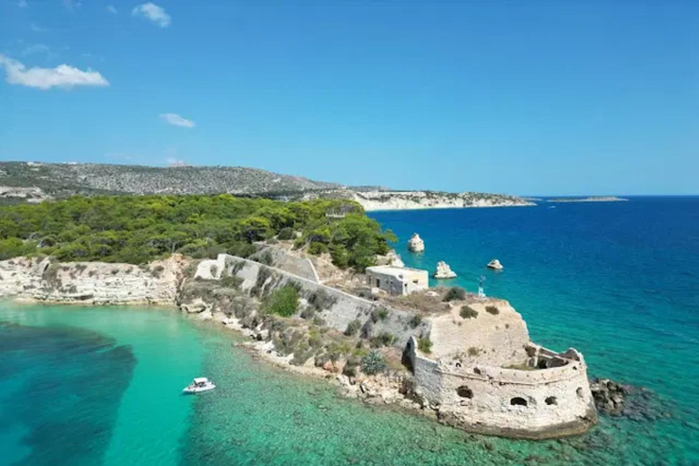 From Chania: Souda Bay Cruise to Marathi & Almyrida From Chania: Souda Bay Islet & Marathi Beach Relaxing Cruise