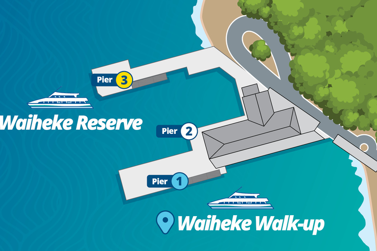 Waiheke Island: One-Way Ticket für die Fähre nach Auckland