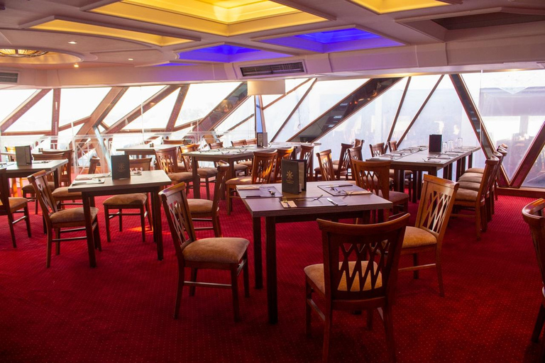 Cairo: Nile Royal Topaz Night Dinner Cruise with Show Excluding Transfer (Pickup & Drop-off)