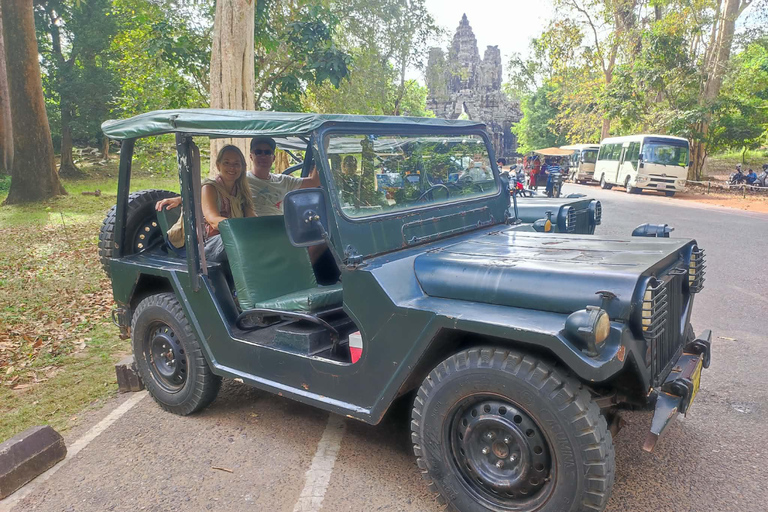 Siem Reap PM: Half-Day Angkor Wat & Ta Prohm by Vintage Jeep