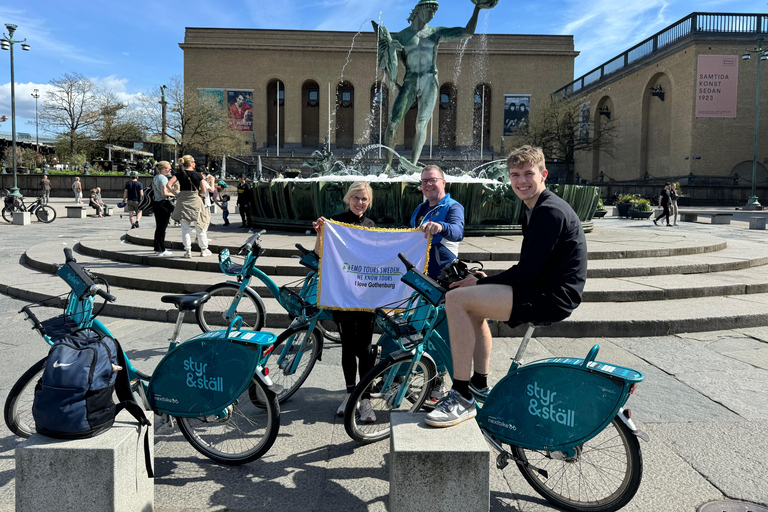 Göteborg: Stadshoogtepunten fietstour met transferGöteborg: fietstocht met hoogtepunten door de stad met transfer