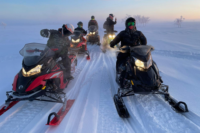 Rovaniemi: Snowmobile Safari Longer Trails Snowmobile Safari from Rovaniemi Center