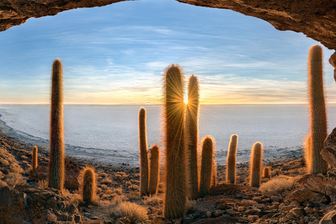 From Uyuni: 3-Day Salt Flats and Lagoons Tour with …