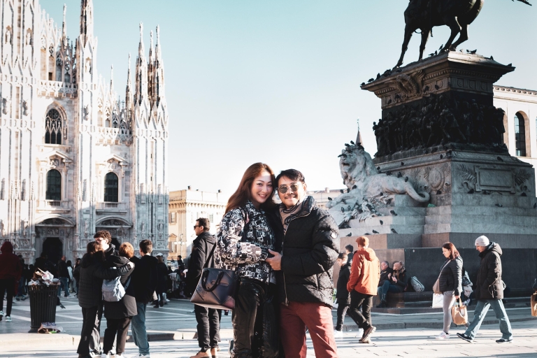 Milaan: privé professionele fotoshoot in de DuomoVIP-optie (50 foto's)
