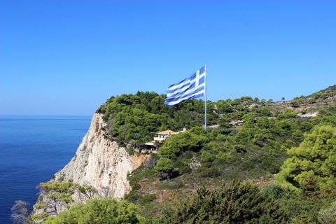 Zakynthos Privat utflykt Myzithres Beach Utsiktsplats Keri Grottor