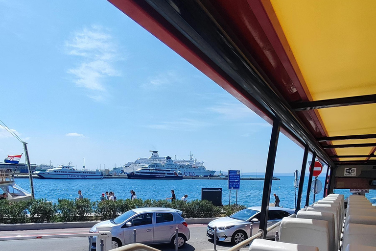 Split : Visite panoramique de la ligne rouge en bus touristique