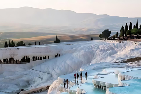 Bodrum: Pamukkale & Hierapolis Small Group Tour w/ Pickup Shared Tour with Entrance Fees Excluded