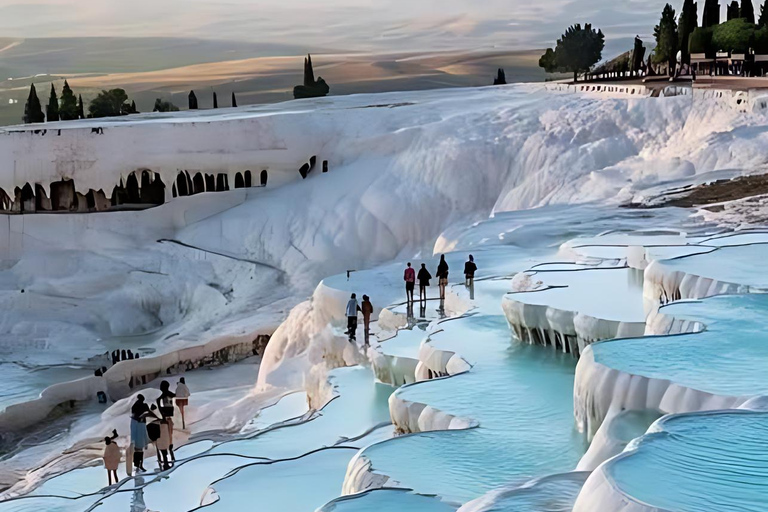 Bodrum: Pamukkale & Hierapolis Small Group Tour w/ Pickup Shared Tour with Entrance Fees Excluded