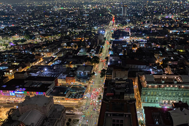 Night tour of CDMX with optional Torre Latino Night tour of CDMX with optional Torre Latino.