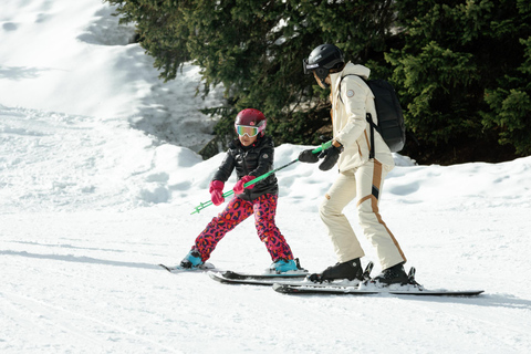 Courchevel: Całodniowy pakiet narciarski dla początkujących